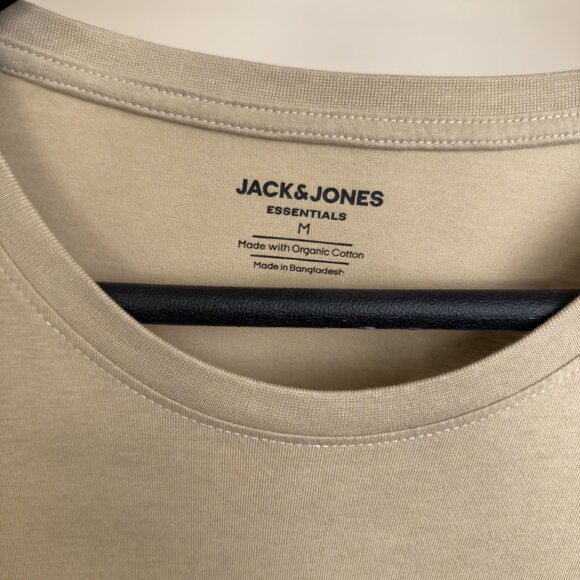 Jack & Jones Tan Long Sleeve T-Shirt (Medium) - Picture 3 of 3